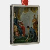 St. Louis Pardonning Mauclerc Silbernes Ornament (Rechts)