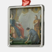 St. Louis Pardonning Mauclerc Silbernes Ornament (Links)