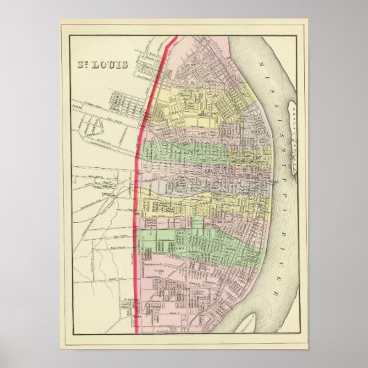 St Louis Poster (Vorne)