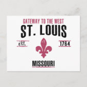 St. Louis Postkarte (Vorderseite)