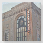 St. Louis, Powell Hall, Saint-Louis-Marmor-Unterse Steinuntersetzer (Vorderseite)