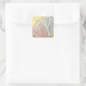 St. Louis Quadratischer Aufkleber (Tasche)