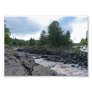 St. Louis River Rocks and Rapids Fotodruck