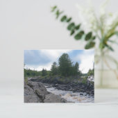 St. Louis River Rocks and Rapids Postkarte (Stehend Vorderseite)