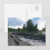 St. Louis River Rocks and Rapids Postkarte (Vorne/Hinten)