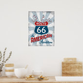 St Louis Route 66 Vintag America Missouri Poster (Küche)