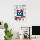 St Louis Route 66 Vintag America Missouri Poster (Heimbüro)