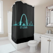 St. Louis Skyline Duschvorhang (Beispiel)