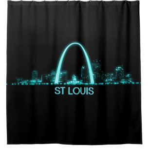 St. Louis Skyline Duschvorhang