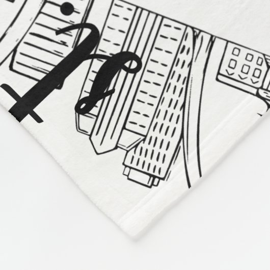 St. Louis Skyline Fleecedecke (Ecke)