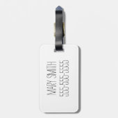 St. Louis Skyline Gepäckanhänger (Rückseite vertikal)