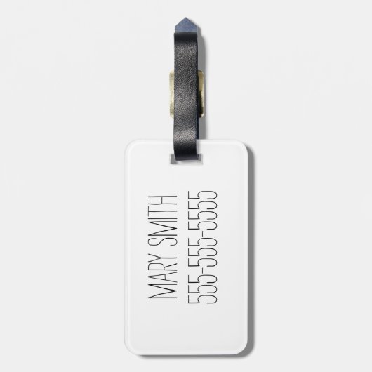 St. Louis Skyline Gepäckanhänger (Rückseite vertikal)