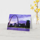 St. Louis Skyline Karte (Gelbe Blume)