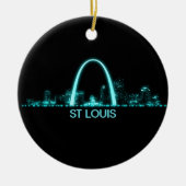 St. Louis Skyline Keramik Ornament (Vorne)