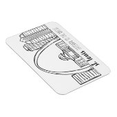 St. Louis Skyline Magnet (Rechte Seite)