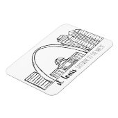 St. Louis Skyline Magnet (Linke Seite)