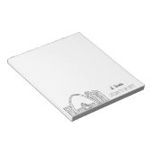 St. Louis Skyline Notizblock (angewinkelt)