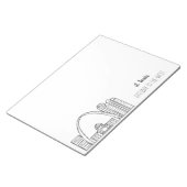 St. Louis Skyline Notizblock (angewinkelt)