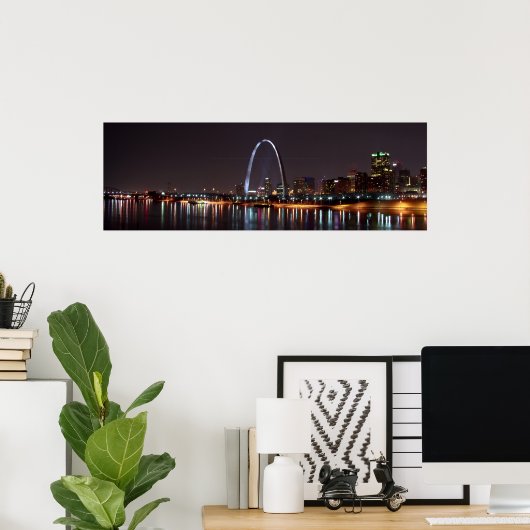 St. Louis Skyline Poster (Heimbüro)