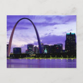 St. Louis Skyline Postkarte (Vorderseite)