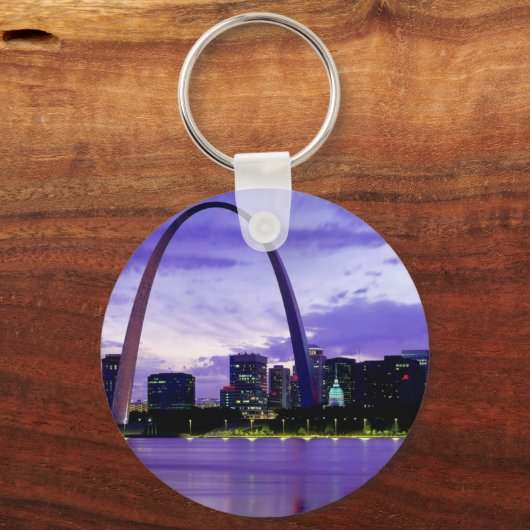 St. Louis Skyline Schlüsselanhänger (Vorderseite)