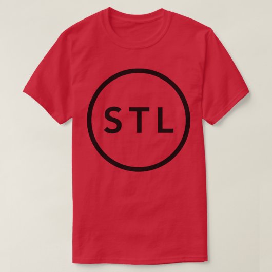 St Louis STL Circle Verlassen Chest TShirt 1 (Design vorne)
