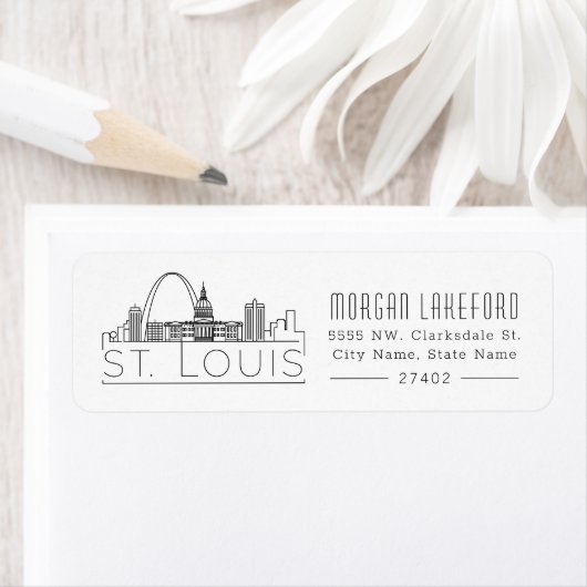 St. Louis Stylized Skyline | (Insitu)