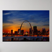 St. Louis Sunset Poster (Vorne)