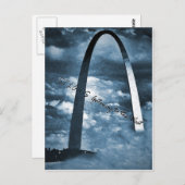 ST LOUIS - Tor zum Westen Postkarte (Vorne/Hinten)