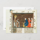 St. Louis unterrichtet seine Kinder Postkarte (Vorne/Hinten)