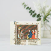 St. Louis unterrichtet seine Kinder Postkarte (Stehend Vorderseite)