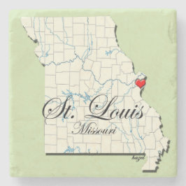 St. Louis Untersetzer, Saint Louis Untersetzer, Steinuntersetzer