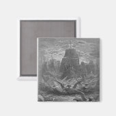 St. Louis verlassend Aigues-Mortes Magnet (Vorderseite/Rückseite)
