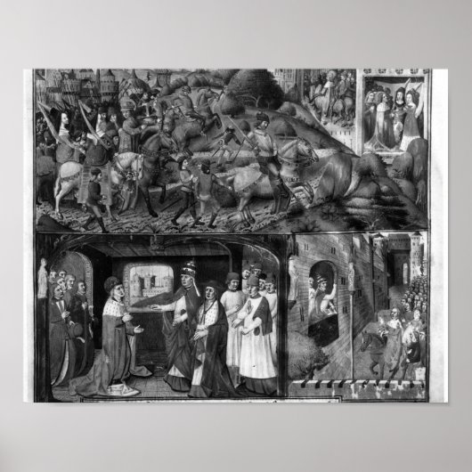 St. Louis Verlassend für den Kreuzzug Poster (Vorne)