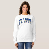 St. Louis Vintag Varsity Uni Style Sweatshirt (Vorne ganz)