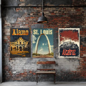 St. Louis Vintage Travel Poster