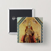 St. Louis von Toulouse seinen Bruder krönend Button (Vorne & Hinten)