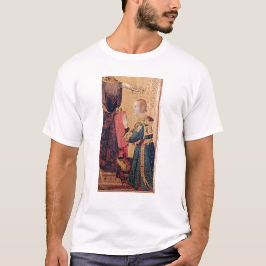 St. Louis von Toulouse seinen Bruder krönend T-Shirt (Vorderseite)
