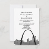 St Louis Wedding Einladung Missouri Saint Louis (Vorderseite)