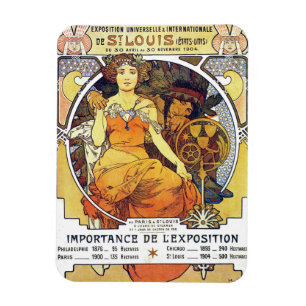 St.- Louisausstellungs-Magnet 1904 Magnet