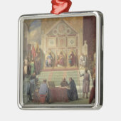 St.- Louiskönig von Frankreich Silbernes Ornament (Links)