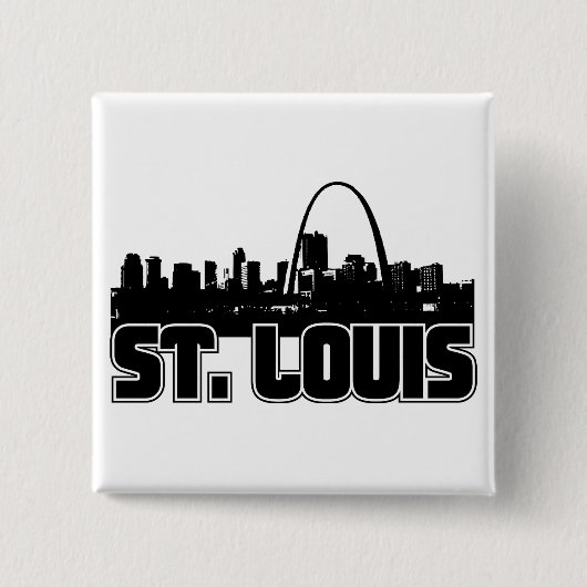 St.- LouisSkyline Button (Vorderseite)
