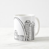 St.- LouisSkyline Kaffeetasse (VorderseiteRechts)