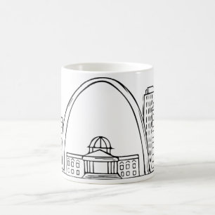 St.- LouisSkyline Kaffeetasse