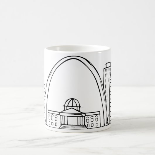 St.- LouisSkyline Kaffeetasse (Mittel)