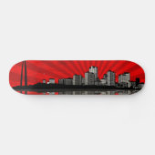 St.- LouisSkyline-Skateboard-Plattform (rot) Skateboard (Horizontal)
