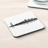St. Louisskyline-Untersetzer (b/w) Getränkeuntersetzer (Linke Seite)
