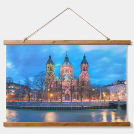 St. Lucas Church Deutschland Wandteppich Mit Holzrahmen