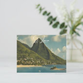 St. Lucia (2) Postkarte (Stehend Vorderseite)