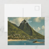 St. Lucia (2) Postkarte (Vorne/Hinten)
